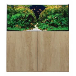 Aqua One Aquasys 300 With Natural Nebraska Oak Cabinet