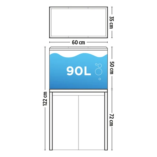 Fluval Roma 90 Black Aquarium & Cabinet 4 Fluval Roma 90 Black Aquarium & Cabinet - Image 2