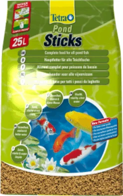 Tetra Pond Floating Food Sticks 25 Litre