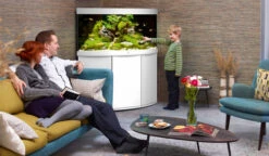 Juwel Trigon 350 LED Aquarium And Cabinet White 8 Juwel Trigon 350 LED Aquarium And Cabinet White -Hozelocks Aquas Store Trigon 350 white in situ 69594.1572103491