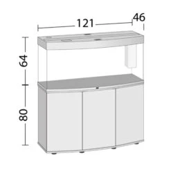Juwel Vision 260 LED Aquarium And Cabinet Light Wood -Hozelocks Aquas Store Vision 260 dimensions 16254.1572016023