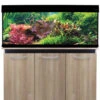 Aqua One AquaVogue 245 Litre Aquarium And Cabinet Nash Oak / Black