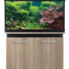 Aqua One AquaVogue 135 Litre Aquarium And Cabinet Nash Oak / Black -Hozelocks Aquas Store aquavouge oak 135 58105.1567004401