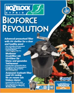 Hozelock Bioforce Revolution 9000 Pond Filter Kit With Aquaforce Pond Pump -Hozelocks Aquas Store bio rev 2 29082 55127.1490965731