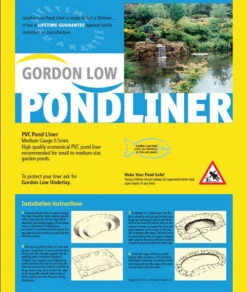 Gordon Low PVC Pond Liner 8 X 8m -Hozelocks Aquas Store buy pond liner 60611 40857.1645019498