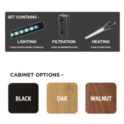 Fluval Roma 200 Walnut Aquarium & Cabinet 9 Fluval Roma 200 Walnut Aquarium & Cabinet -Hozelocks Aquas Store fluval aquarium walnut roma 200 12524.1695285483