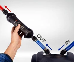 AquaEl Flow Heater 300w -Hozelocks Aquas Store inline 300w flow 92107.1638549781