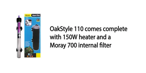 Aqua One Oakstyle Aquarium And Cabinet 110 Litres - Image 2