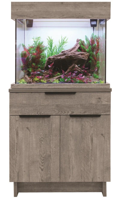 Aqua One Oak Style Urban 110 Aquarium & Cabinet 3 Aqua One Oak Style Urban 110 Aquarium & Cabinet